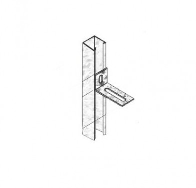 Cantoneira com Furos e rasgos